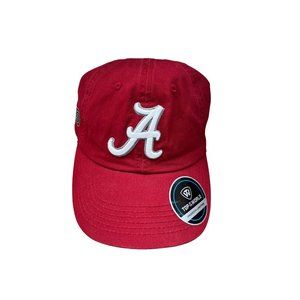 Alabama Crimson Tide Red Football Hat Cap Top of the World Cotton NFL Adjustable